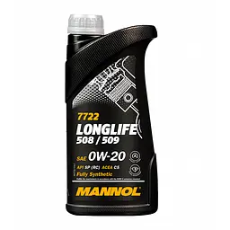 Автомобільна моторна олива MANNOL Longlife 508/509 0W-20 1л MN7722-1 - мініатюра 1