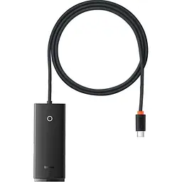 USB-Хаб Baseus Lite Series 4-in-1 (Type-C to USB 3.0*4 ) (1m) black (WKQX030401)