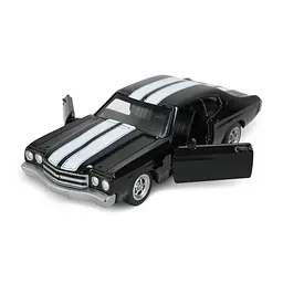 Іграшка Машина металева АВТОПРОМ Chevrolet Chevelle 454 10019 Чорний shop (6906231378229) - мініатюра 3