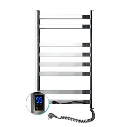 Електрична рушникосушка Navin Авангард 480x800 Sensor правобічна з таймером 10-028053-4880, Хром, Праве, Електронний - мініатюра 2