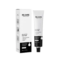 Балансувальна глиняна маска для обличчя Balancing Clay Mask RE.CARE 45 мл