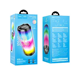 Bluetooth Колонка Hoco HC8 Pulsating colorful Чорний - мініатюра 4