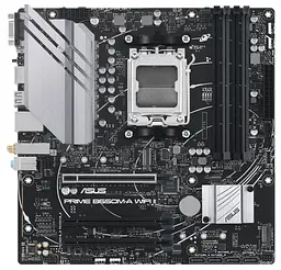 Материнська плата ASUS PRIME B650M-A WIFI II (PRIME B650M-A WIFI II) (Socket AM5, AMD B650, Micro-ATX)
