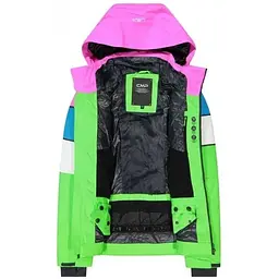 Куртка CMP Woman Jacket Zip Hood Multi Color XXS (1097-32W0236-E510 34) - мініатюра 3