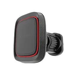 Автотримач для телефону магнітний ArmorStandart DriveEasy Airvent, чорний, автомобільний універсальний тримач на дефлектор, магніт на решітку вентиляції, гачок-фіксатор, поворот 360°, компактний, металеві пластини в комплекті, (ARM85739)