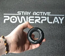 Еспандер кистьовий силіконовий PowerPlay PP-4324 Hand Grip Ring Hard 25 кг Чорний (PP_4324_25kg) - мініатюра 6
