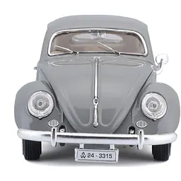 Автомодель Bburago Volkswagen Kafer Beetle 1955, 1:18 сіра (18-12029 GY) - мініатюра 6