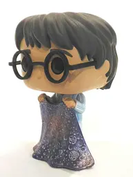 Фігурка Funko Pop Фанко Поп Гаррі Поттер Harry with Invisibility Cloak Гаррі з мантією 10 см HP HI 112 - мініатюра 4