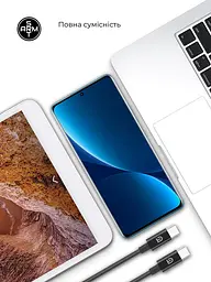 Зарядний пристрій ArmorStandart AR-TA800 USB-C 25W Black з кабелем USB-C to USB-C (ARM77720) - мініатюра 5