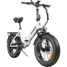 Електровелосипед Samebike LOTDM200-II White [131844] - мініатюра 2