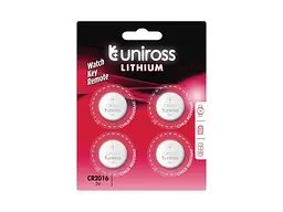 Батарейка літієва UNIROSS CR2016 5шт SP LITHIUM (блістер)