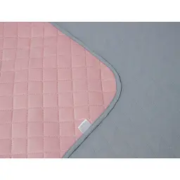 Покривало Руно двостороннє Velour Pink and Grey ромб 180х220 см рожево-сіре - мініатюра 7