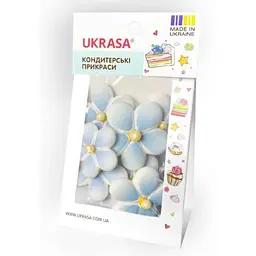 Набір прикрас УКРАСА Незабудка альпійська блакитний (9шт/уп)