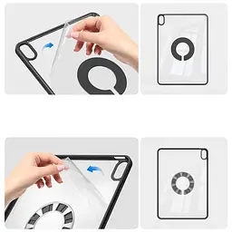 Чохол-книжка BeCover Ultra Slim Origami Flex для Apple iPad Air 13 (2024/2025) Чорний (712980) - мініатюра 4
