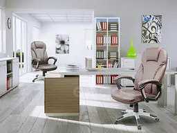 Офісне крісло Sofotel EG-222 Brown - мініатюра 9