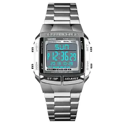 Наручний годинник Skmei 1381 Silver, 1381SI (15947) - мініатюра 2