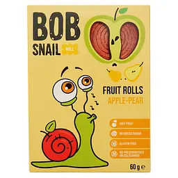 Натуральная конфета Bob Snail Яблоко-груша 60 г (719647)