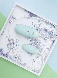 Вакуумний стимулятор з віброяйцем 2 в 1 KissToy Miss VV Cyan (SO3621) [95848] - мініатюра 7