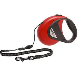 Flamingo Dogx2GO Cord М фламинго корд повідок рулетка для собак до 20кг светоотражаючий шнур 8м