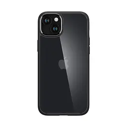 Чехол Spigen Ultra Hybrid для iPhone 15 Plus Frost Black (ACS06656) + защитное стекло