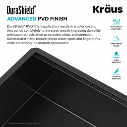 Кухонна мийка Kraus Kore KWF410-33/PGM, Графит - мініатюра 4