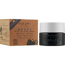 Крем для обличчя Kueshi Naturals Grape Vit. C Night Cream нічний 50 мл - мініатюра 2