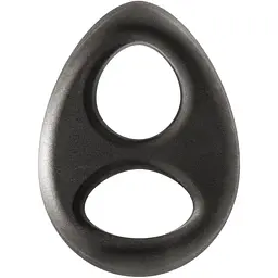 Ерекційне кільце BlueJunker Double Cockring Mike 6.5 см чорний