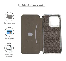 Чохол-книжка ArmorStandart G-Case для Motorola G86 5G Black - мініатюра 3