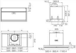 Витяжка Elica BOXIN LX/BL MAT/A/90 - мініатюра 5