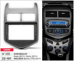 Перехідна рамка Chevrolet Aveo, Sonic, Holden Barina Carav 22-181 - мініатюра 5