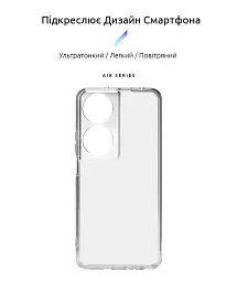 Чохол ArmorStandart Air для Honor X7b Camera cover Clear - мініатюра 2