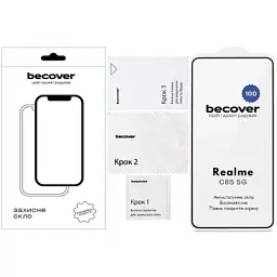Скло захисне BeCover 10D Realme C85 5G Black (715140) - мініатюра 2