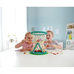 Головоломка з бамбука Hape Pallina з кульками (E5522) - мініатюра 5