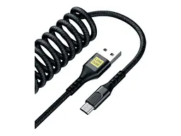 Кабель Luxe Cube Dynamic USB-micro USB, 1.5м, Black (4446689101236)