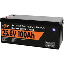 Акумулятор LogicPower LiFePO4 Smart BT 24V 25.6V/100Ah/2560Wh Smart BMS 100А [20200] [109696] - мініатюра 4