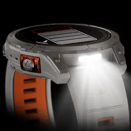 Смарт-годинник Garmin Fenix 7 Pro Sapphire Solar Titanium with Chestnut L. Band (010-02777-30) - мініатюра 9