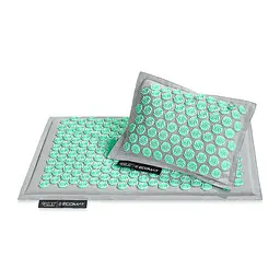 Килимок акупунктурний 4FIZJO Eco Mat Аплікатор Кузнєцова з подушкою 68 x 42 см Grey/Mint 4FJ0230 (P-5907739312181) - мініатюра 7