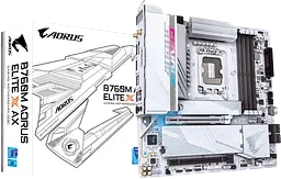 Материнська плата Gigabyte B760M Aorus Elite X AX LGA 1700 (B760M AORUS ELITE X AX) Б/В - мініатюра 1