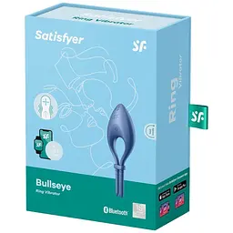 Ерекційне смарт віброкільце з регулюванням розміру Satisfyer Bullseye Blue Satisfyer SO6120 92296