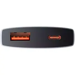 МЗП Baseus GaN5 Pro Ultra-Slim Fast Charger C+U 65W Gray With Xiaomini White Cable Type-C to Type-C 100W 20V/5A 1m CCGP150113 Black - мініатюра 4