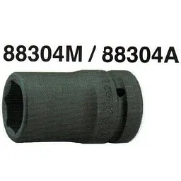 Головка ударна глибока 1"DR 6-ган.30мм (L-80мм) (88304M-30) HANS
