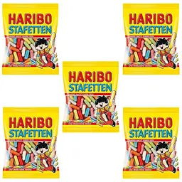 Жувальні лакричні цукерки Haribo Stafetten 160г - мініатюра 4