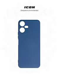 Чехол ArmorStandart ICON для Tecno POVA NEO 3 (LH6n) Camera cover Dark Blue (ARM76690) - мініатюра 3