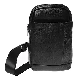 Чоловіча сумка-рюкзак Keizer K18675-black 25х16х6 см Чорний - мініатюра 2