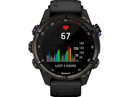 Спортивний годинник Garmin Descent Mk3i – 43 mm Carbon Gray DLC Titanium w. Black Silicone Band (010-02753-10/11) - мініатюра 5