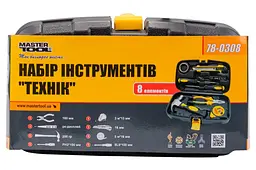 Набір ручного інструменту MasterTool 78-0308 технік у наборі 8 предметів - мініатюра 2