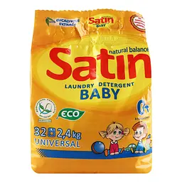 Пральний порошок Satin Natural Balance Baby 2.4 кг - мініатюра 3