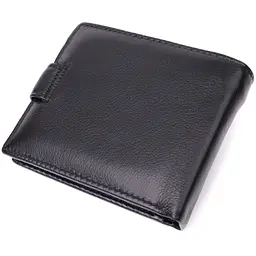 Чоловічий шкіряний гаманець ST Leather 11,5х9,5х2 см acs0028293 - мініатюра 2