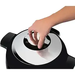 Мультиварка Tefal Cook4Me+ Connect CY855830, 6л, 1600Вт, 6 програм, чорно-срібляста - мініатюра 4