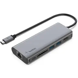 Адаптер Belkin USB-C 6in1 Multiport Dock